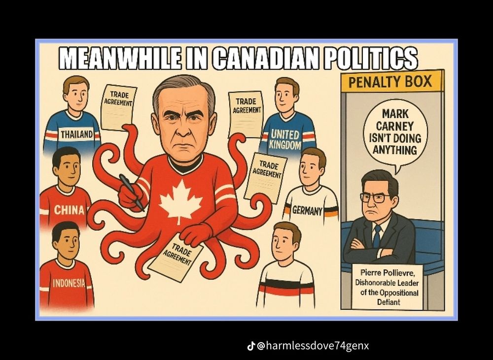 Graphic depicting Canadian politics.