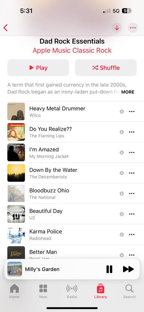 Dad rock playlist 