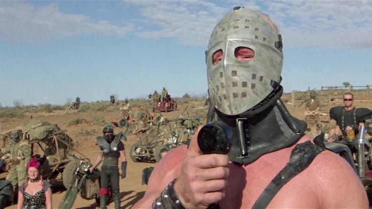 The Humungus and his crew from Mad Max 2