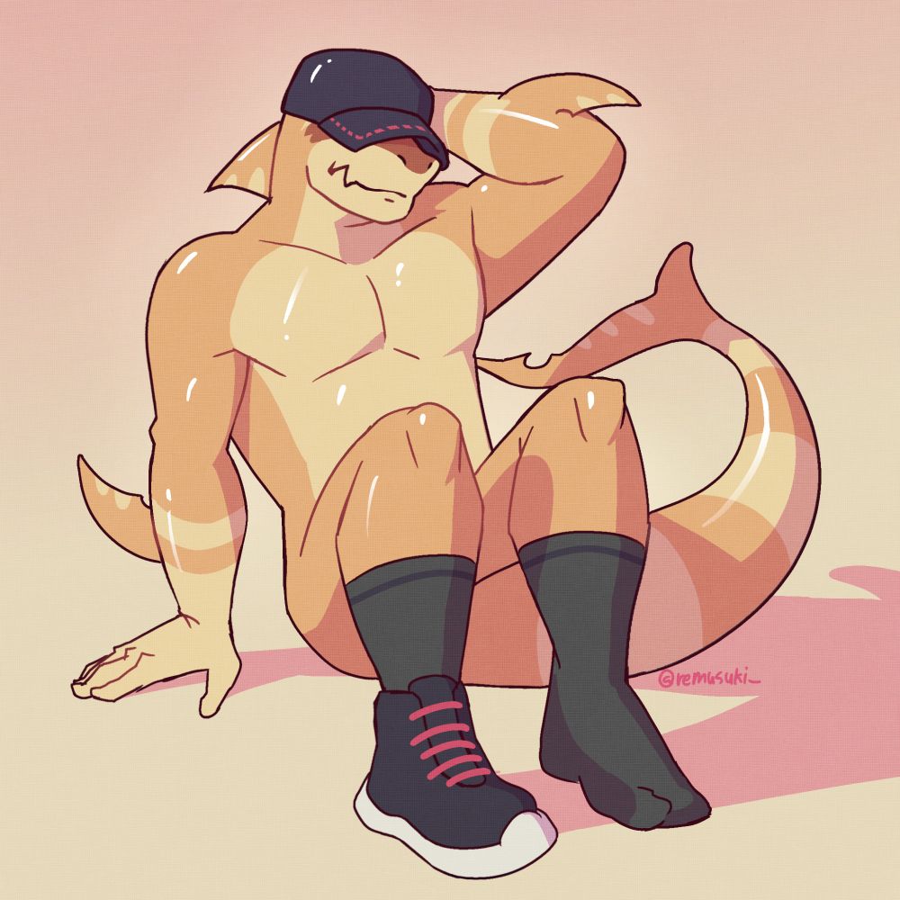 Remusuki's Raccoon Sona as a Shark for shark week