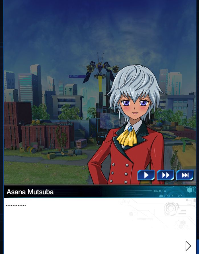 screenshot of Asana Nutsuba in Tiger's unlock event in duel links, blushing 