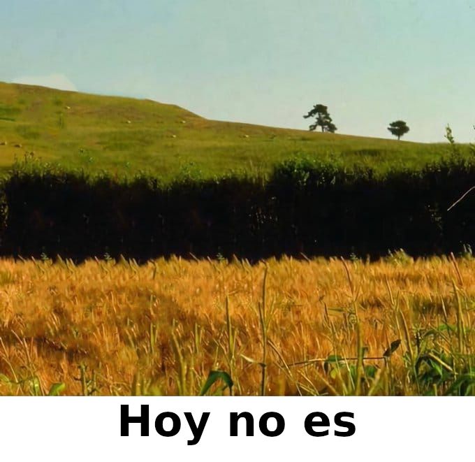 Imagen de sam va lentin pero sin Frodo ni Sam con el subtexto "Hoy no es"