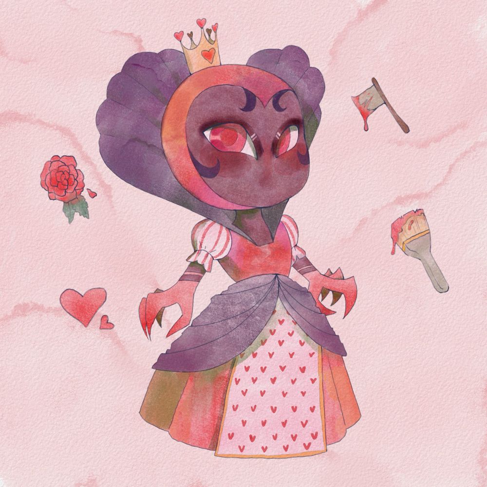 A chibi Queen of heart.