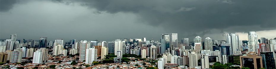 foto do céu de são paulo mostrando a situação atual