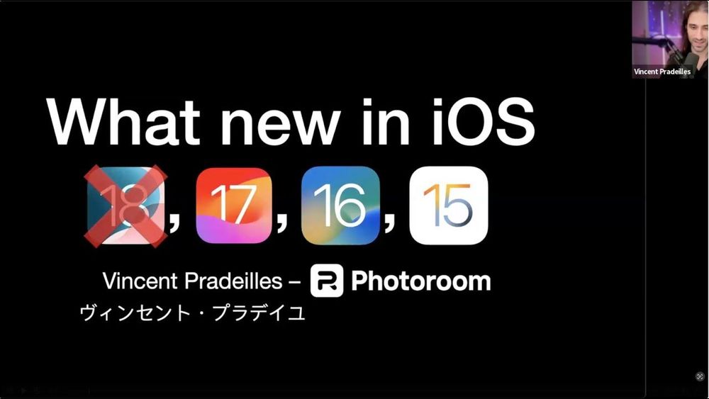 iOS Dev Happy Hour - Mar 2025 (Vincent Pradeilles - What's New in iOS 17, 16, 15, etc.)