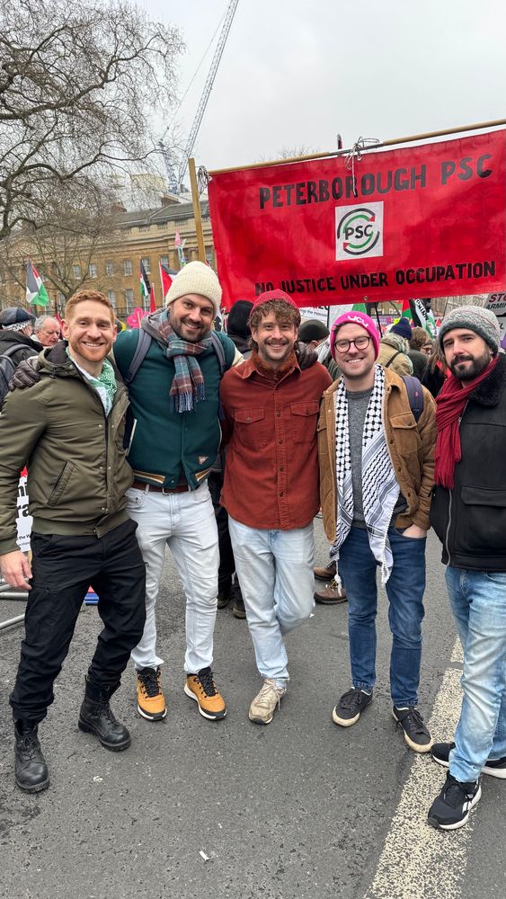 A photo of some of our friends at the rally 