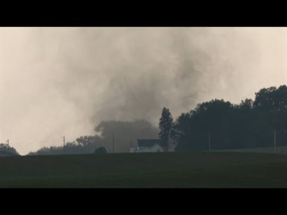 Tornado and Wall Cloud near Mankato, MN