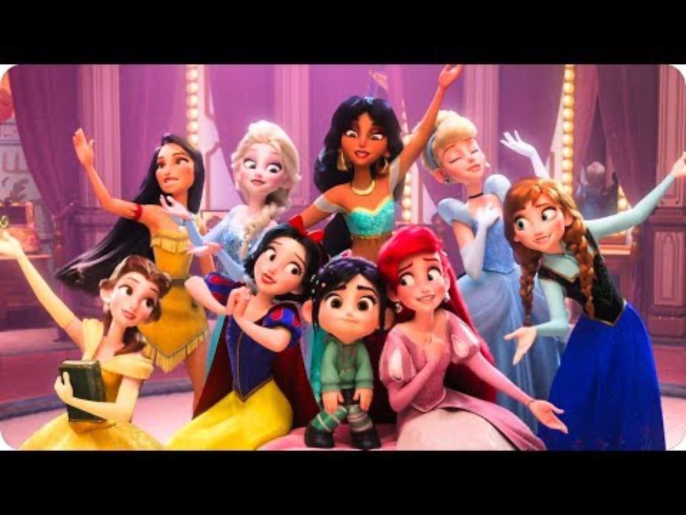 Ralph Breaks the Internet - All Disney Princess (Full Scene) - NEW 2019