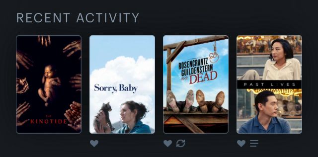 Posters of the above 4 movies
