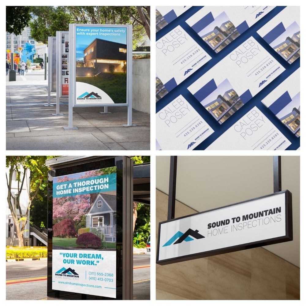 Images of branding for a home inspection business