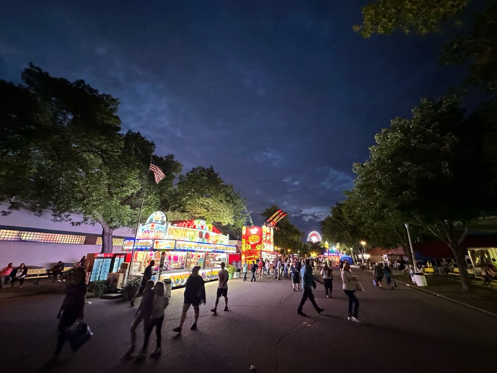 Minnesota State Fair at night