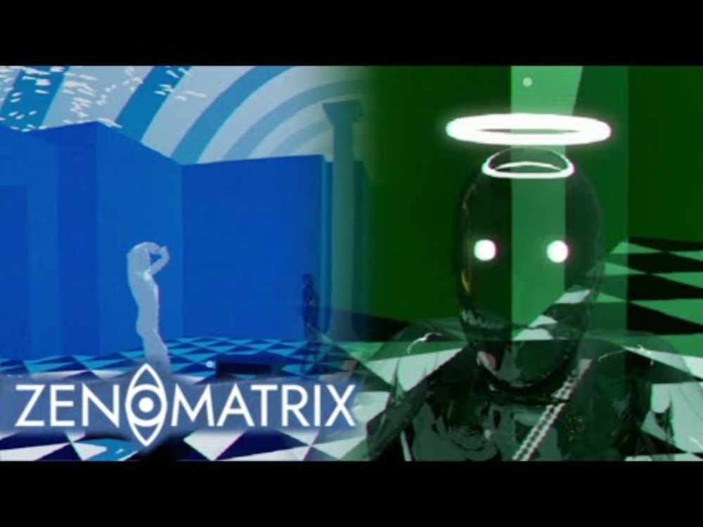 Outsmart Angel-like Mannequins in a Surreal Early 90s CGI Landscape - ZENOMATRIX Demo