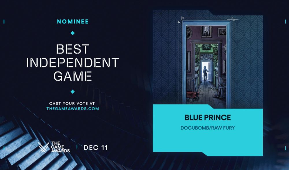 game awards Blue Prince best indie game nomination