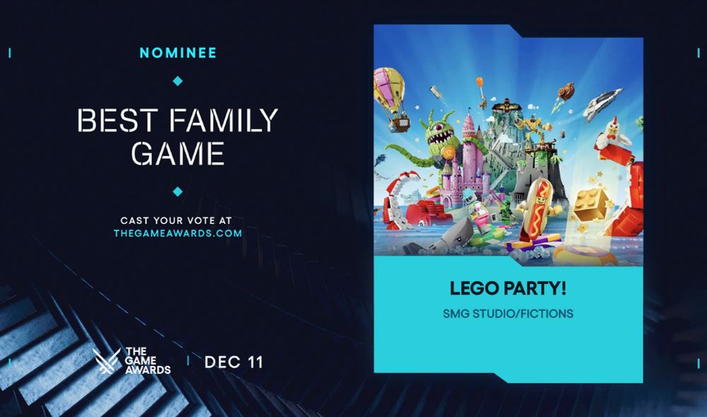 game awards Lego Party best family game nomination