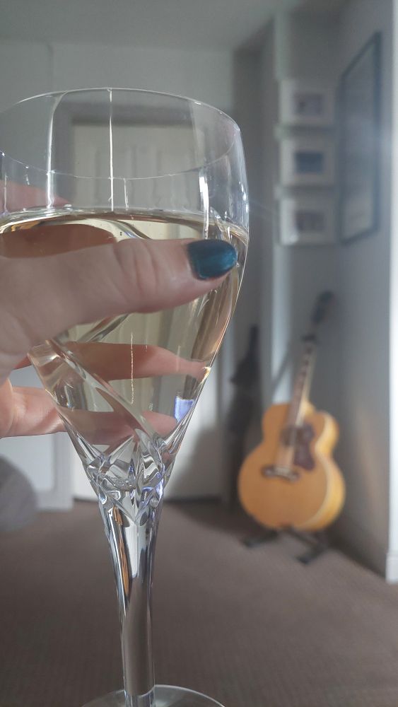 Glass of white wine
