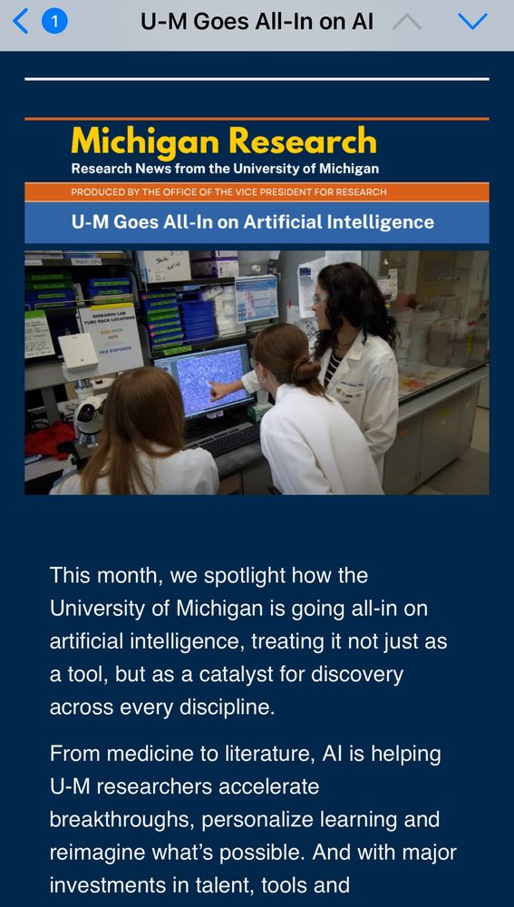 UM goes all in on AI