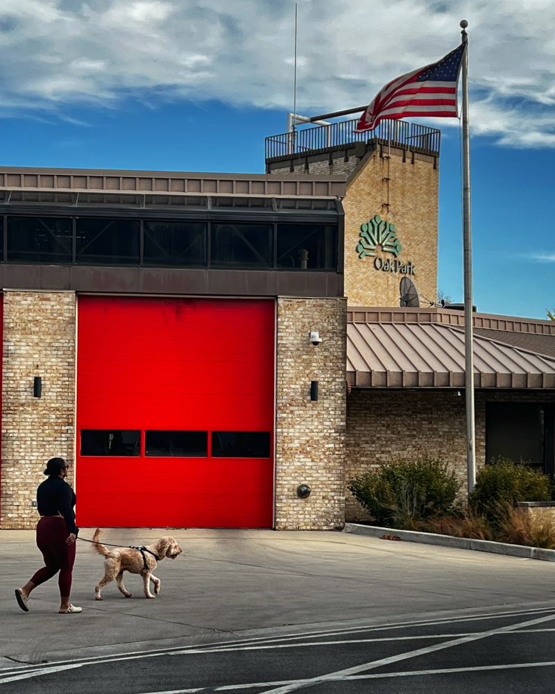 Main firehouse in Oak Park, Illinois 