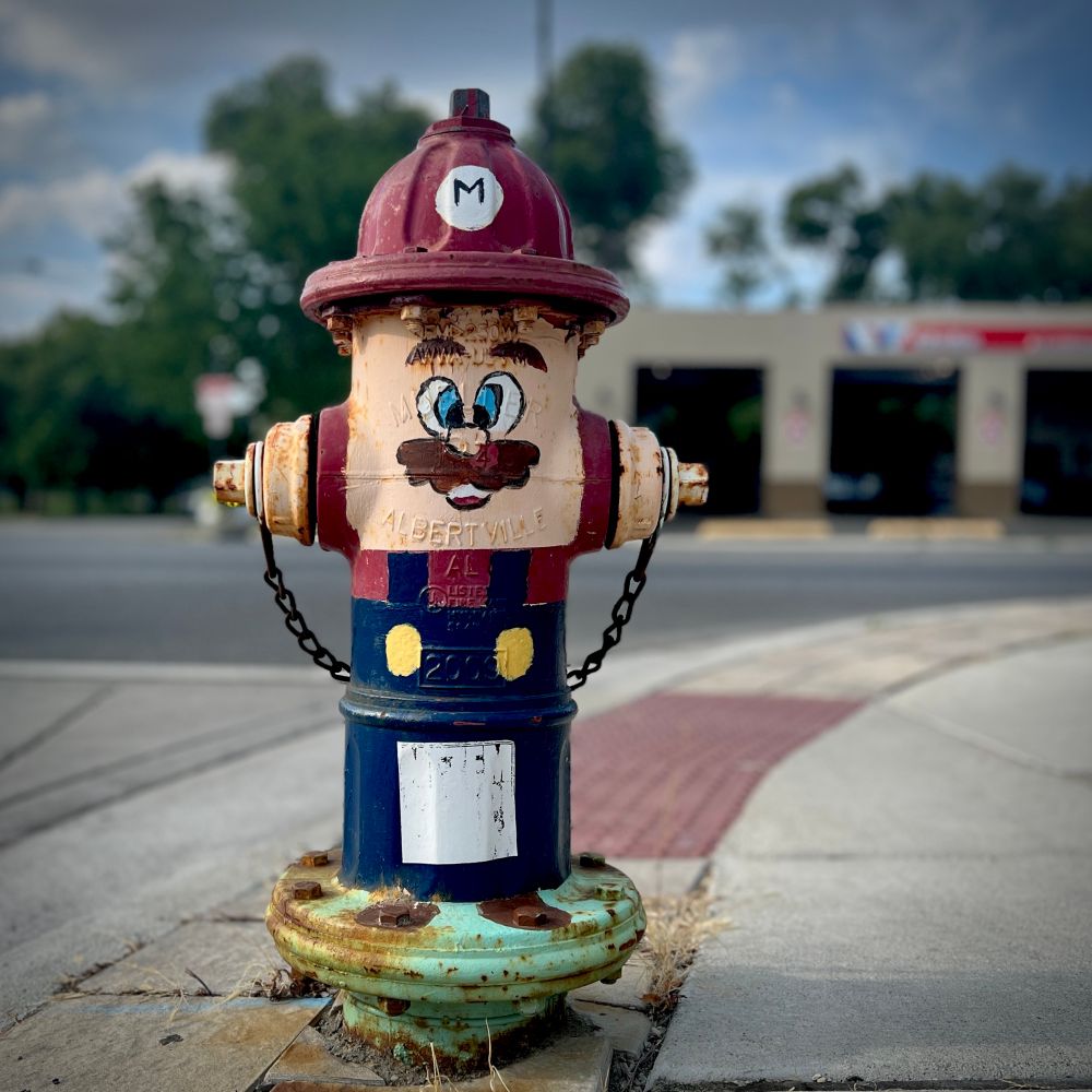 Mario fire hydrant 
Berwyn, Illinois 
