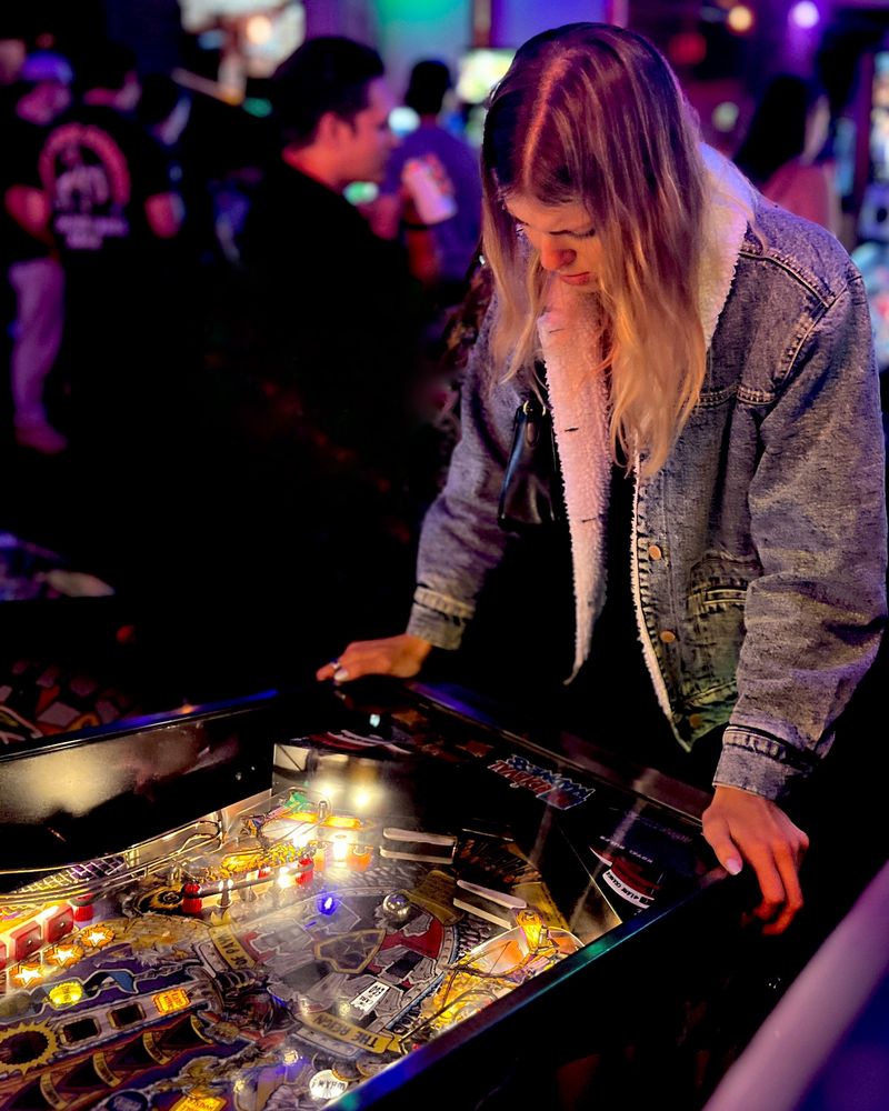 Playing pinball at Replay Lincoln Park
Chicago, Illinois 