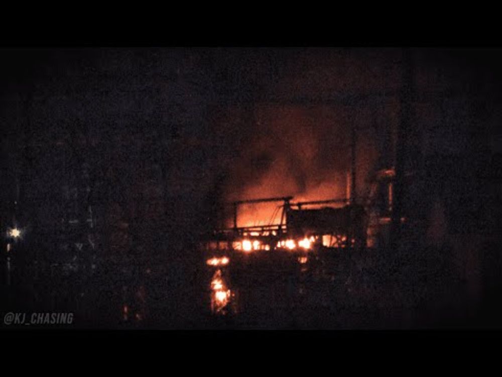 Substation Explosion Causes Fire - Roanoke, TX | 1 - 8 - 2025 [4K]