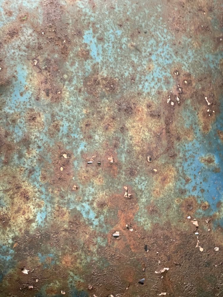 Rusty metal surface