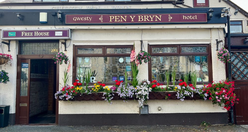 The window box in full bloom. 