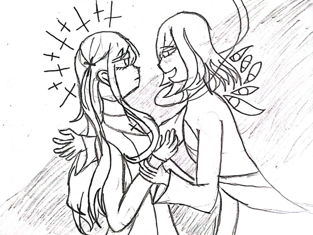 "I'll hate you as long as I live" she said,
cackling, giggling, and chuckling.
The light yellow flames
smothered the silver.