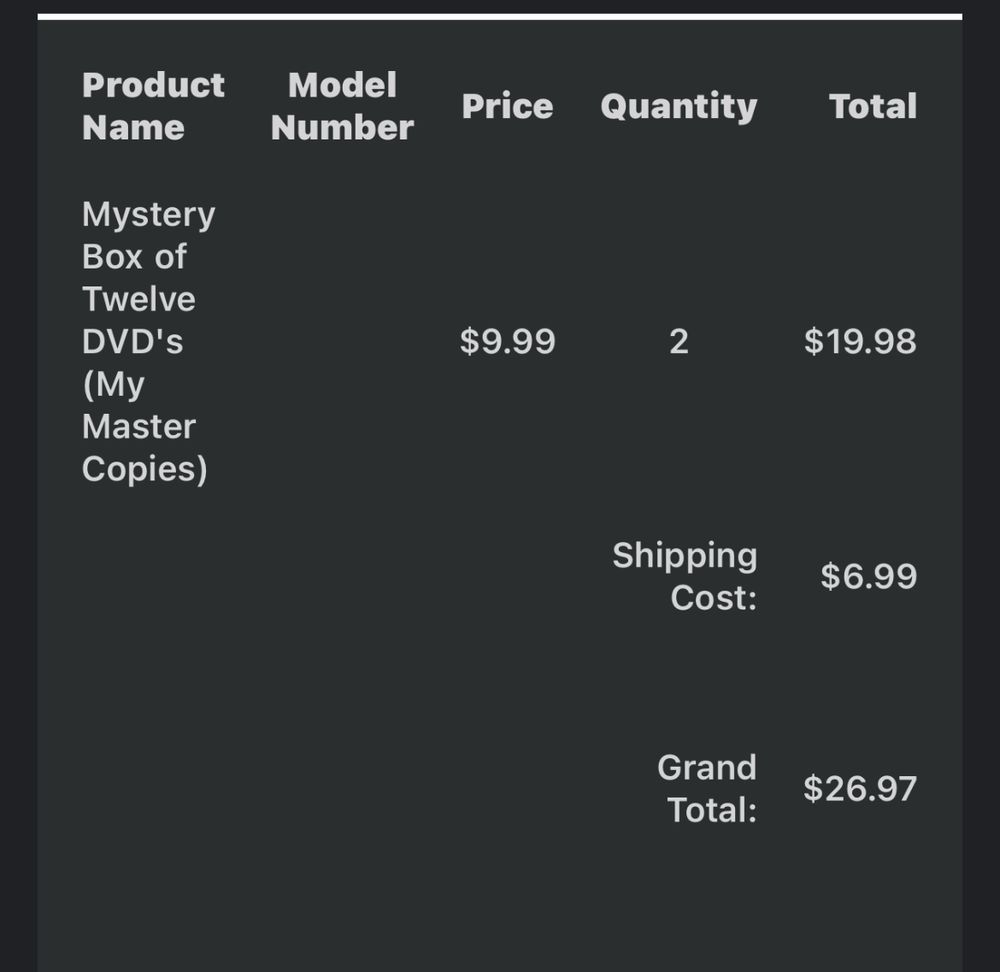Order from IVP Videos for 2 Mystery Boxes