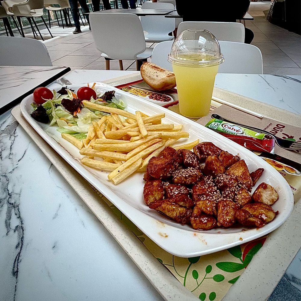 A meal from Turkish restaurant 