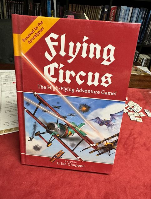 Cover of "Flying Circus" TTRPG by Erika Chappell