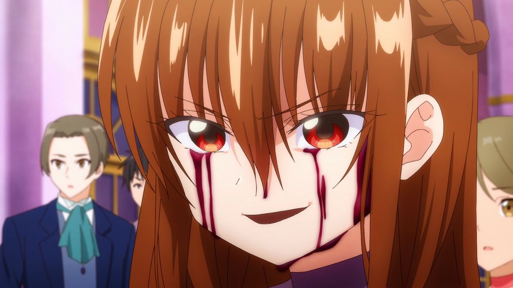 Iana from The Dark History of the Reincarnated Villainess looking like a total fucking badass (if not quite totally being one).