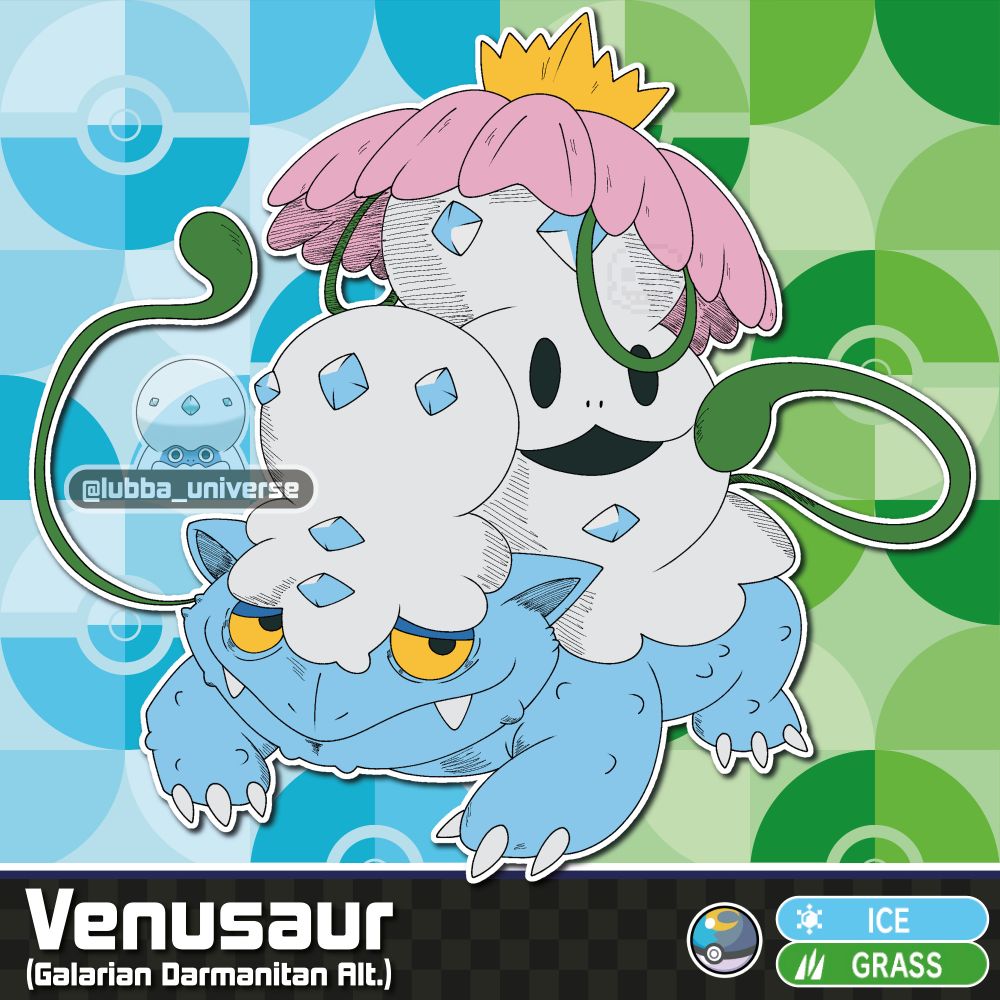 Venusaur forma Darmanitan Galar