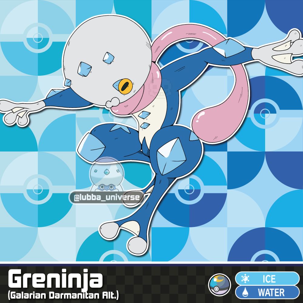 Greninja forma Darmanitan Galar