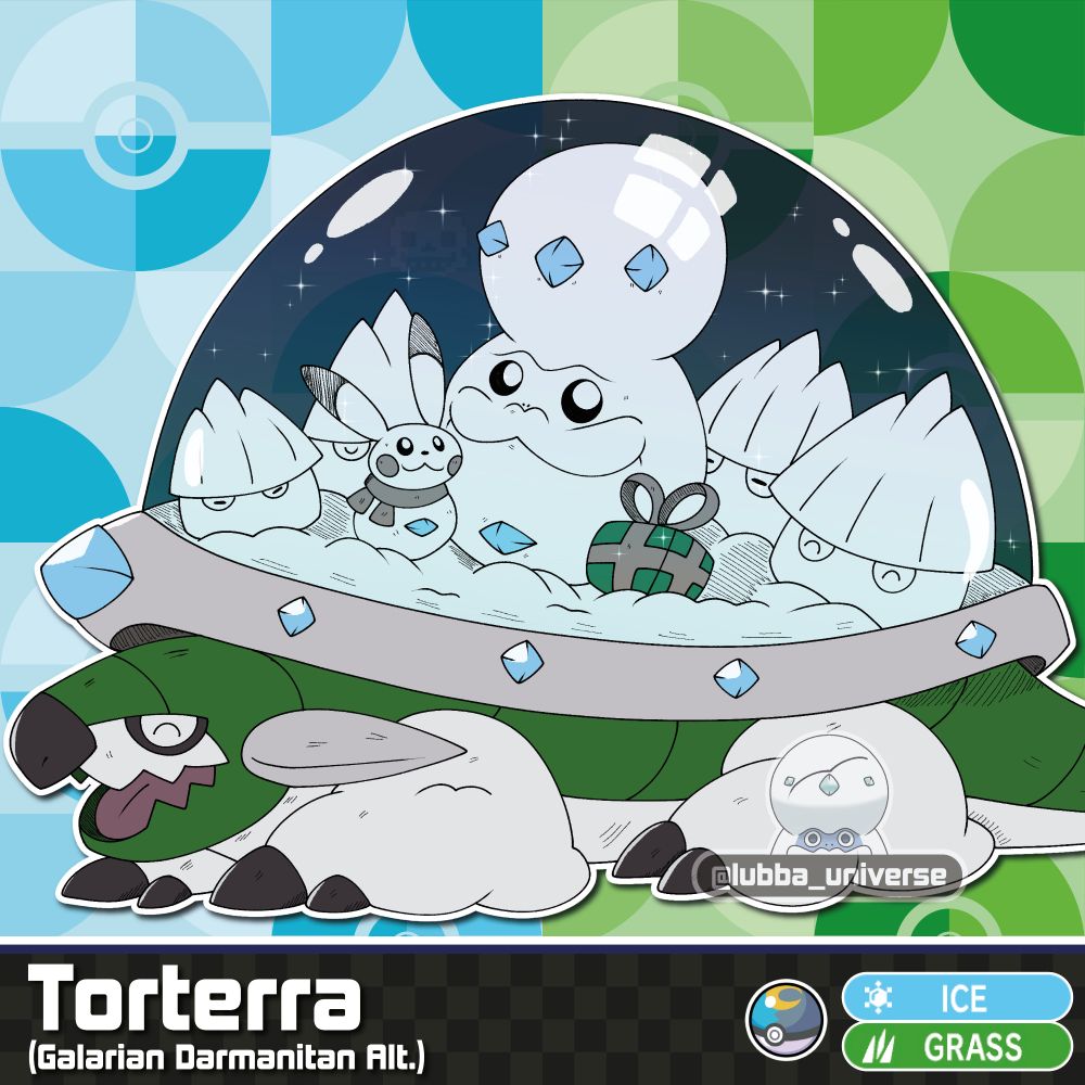 Torterra forma Darmanitan Galar