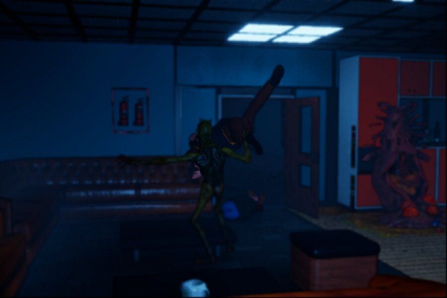 Tormentor giving Rook a surprise Suplex