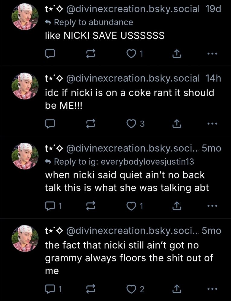 Account multiple post glazing nicki