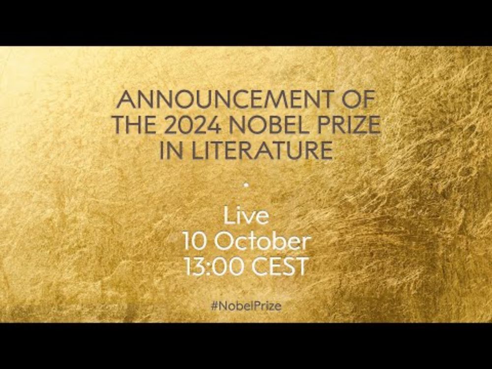 Announcement of the 2024 Nobel Prize in Literature