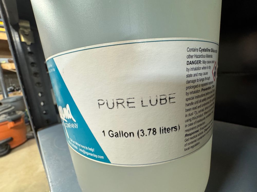 a gallon of PURE LUBE