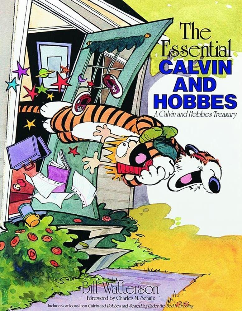 the cover of the published version of The Essential Calvin & Hobbes