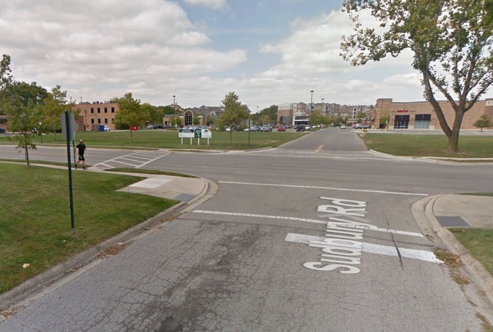 the google street view car photographing me approaching it
