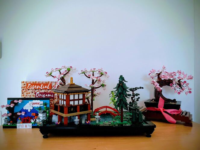 A collection of Japan-themed Lego sets