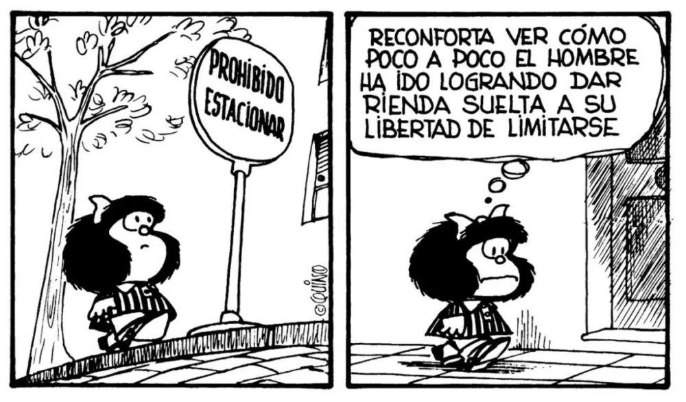 O mito da rebeldia de Mafalda