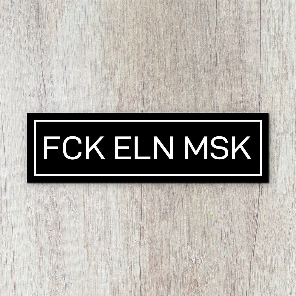 Anti-Elon, Anti-Elon Musk bumper sticker. Elon Musk is an evil nazi. #resist