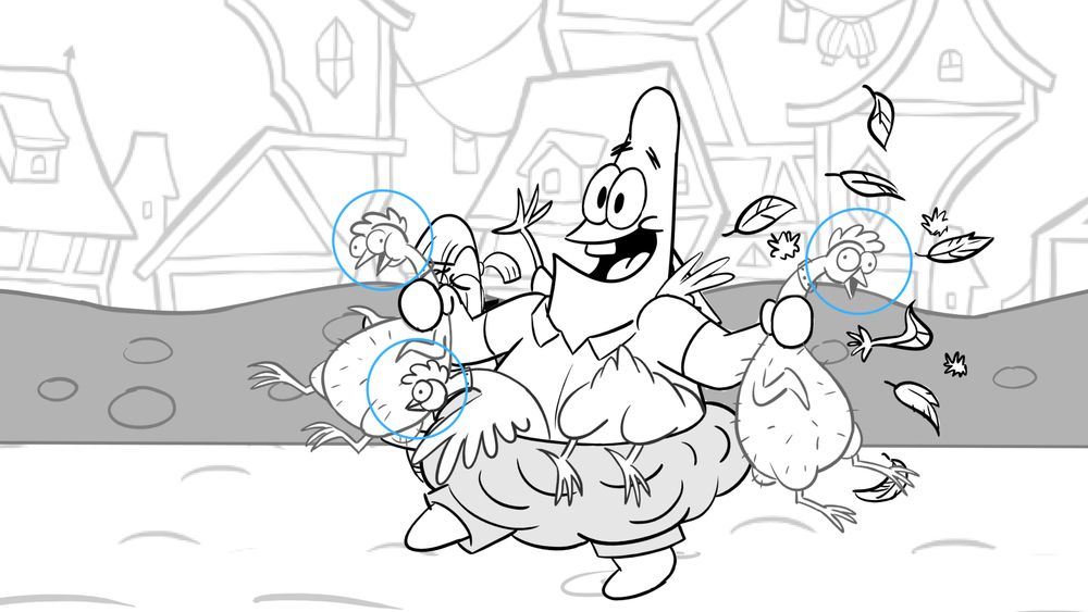Patrick loves chickens and could totally be BFFs with Ed boi Ed.