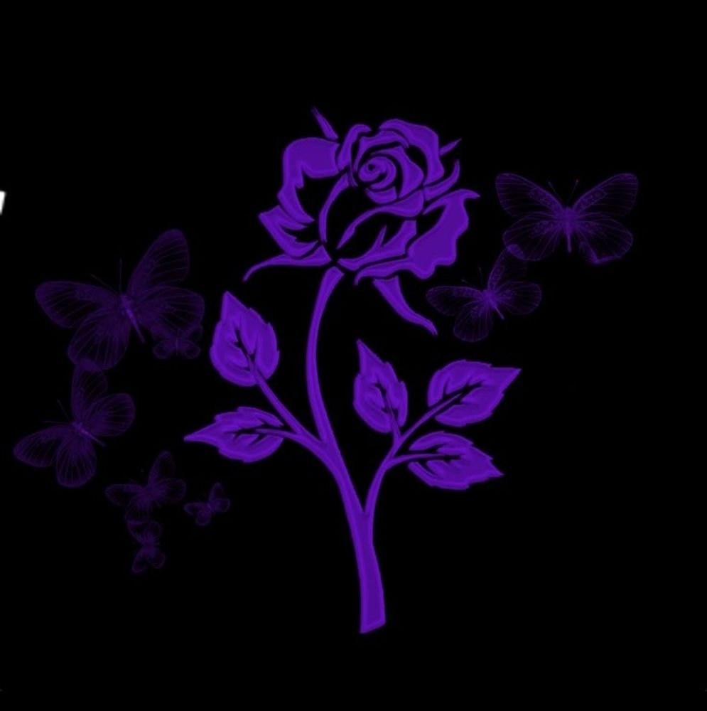 purple rose <3