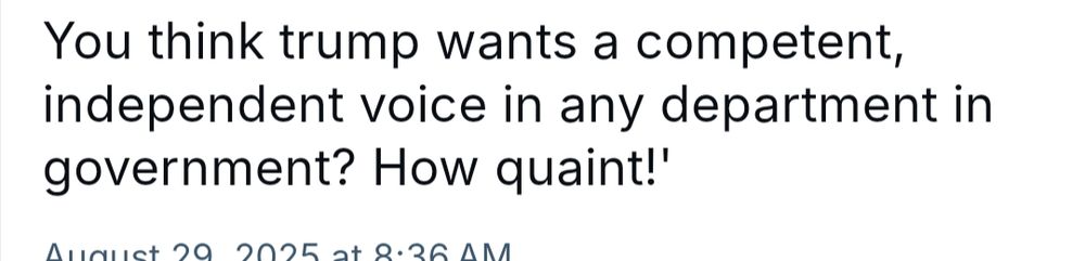 Response to one of my posts: 