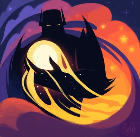 the Nightmare Knight, antagonist of the webcomic Cucumber Quest, pondering their orb
