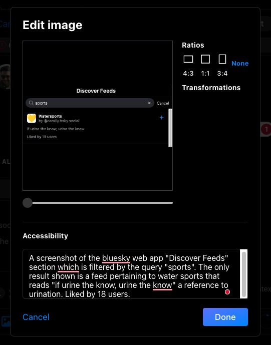 Screenshot of the alt text used to describe the image attachment in the original post in this thread.