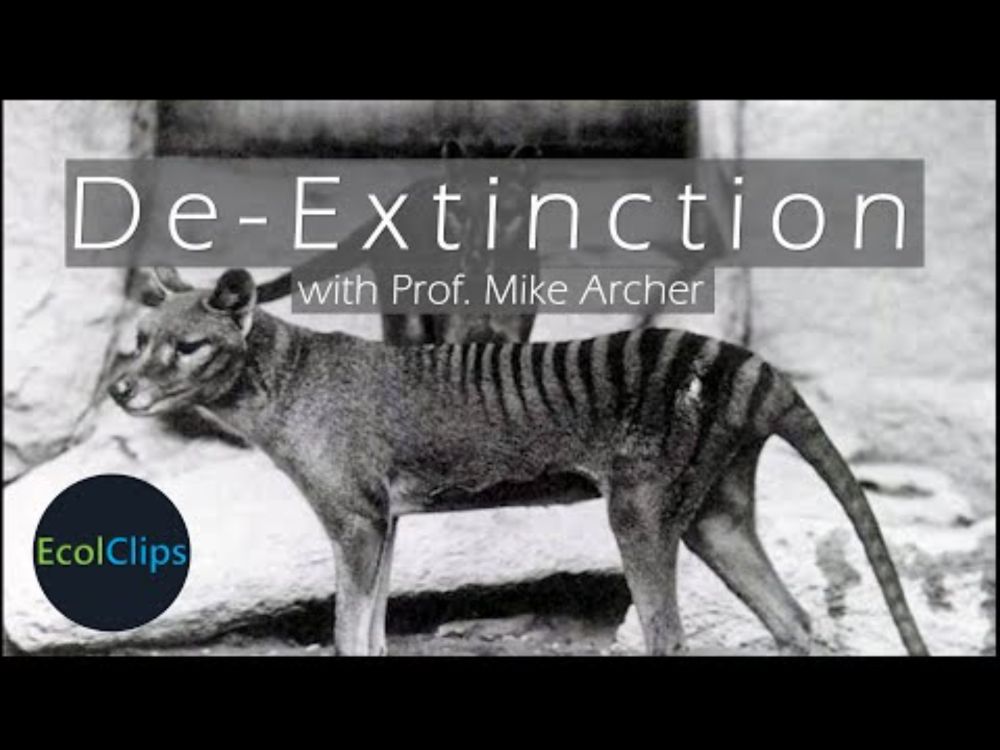 De-Extinction: The Comeback of the Tasmanian Tiger? With Prof. Mike Archer | EcolClips