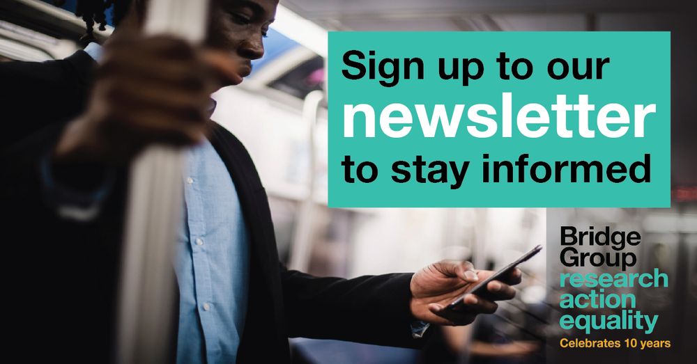 A man looking at his phone with the text: Sign up to our newsletter to stay informed